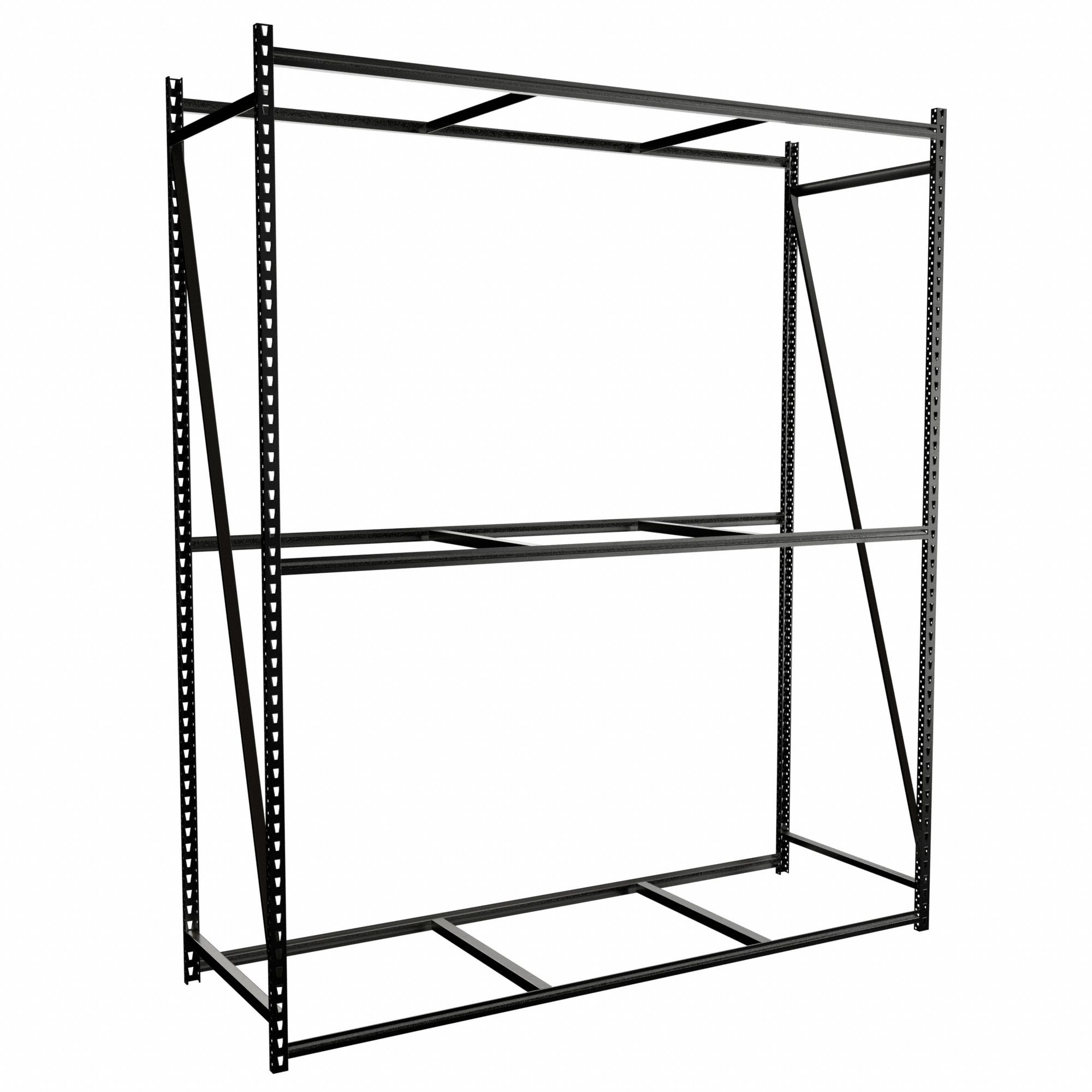 BULK STORAGE RACK, STARTER, MEDIUM-DUTY, 72 IN X 24 IN X 84 IN, 3 SHELVES