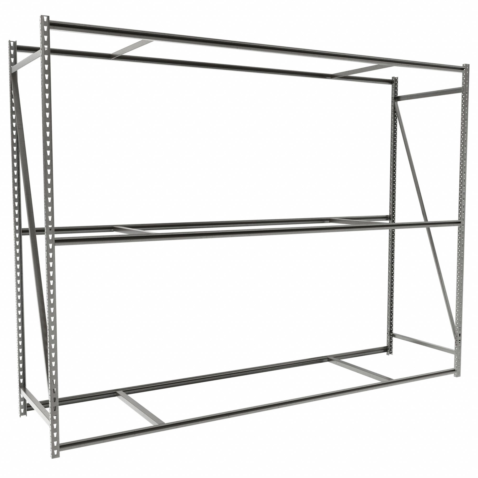 BULK STORAGE RACK, STARTER, MEDIUM-DUTY, 96 IN X 24 IN X 72 IN, 3 SHELVES
