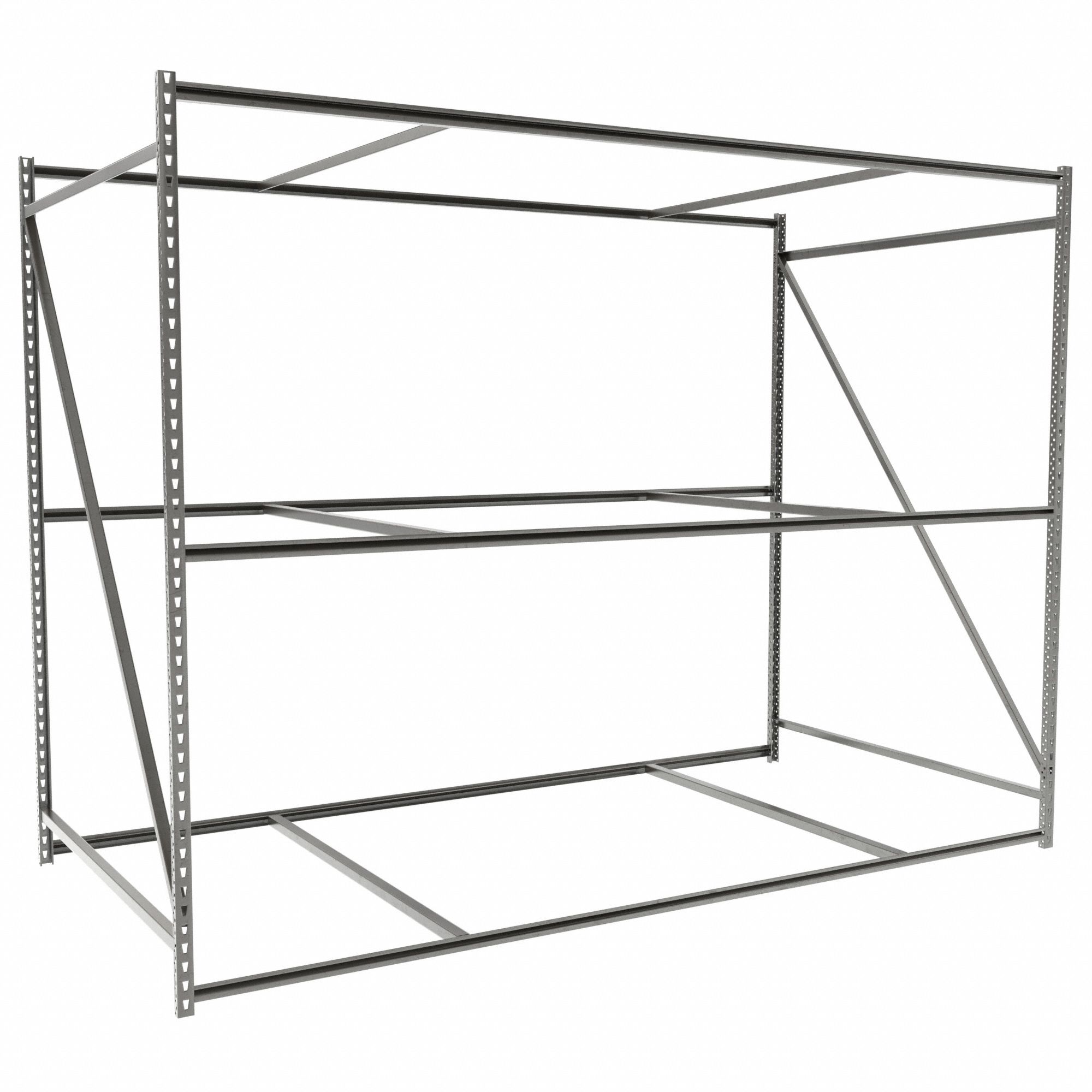 BULK STORAGE RACK, STARTER, MEDIUM-DUTY, 96 IN X 48 IN X 72 IN, 3 SHELVES
