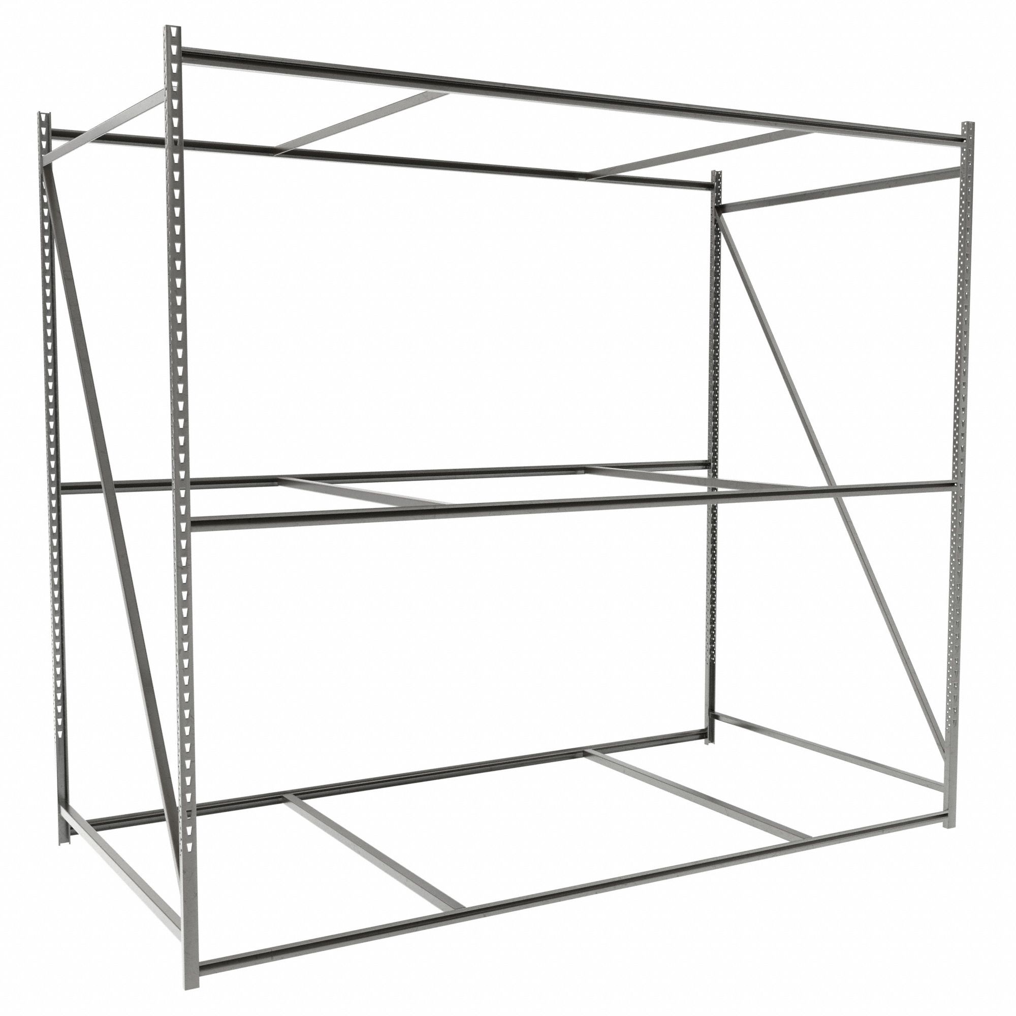 BULK STORAGE RACK, STARTER, MEDIUM-DUTY, 96 IN X 48 IN X 84 IN, 3 SHELVES