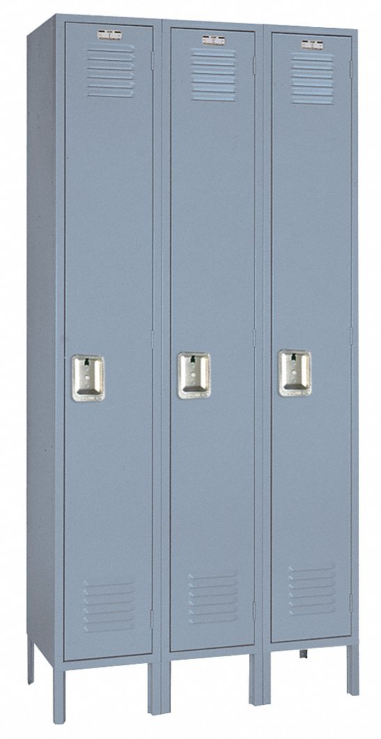 LYON, 36 in x 18 in x 78 in, Louvered, Wardrobe Locker 5JN68DD50423 Grainger