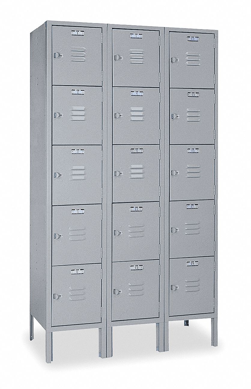LYON, 36 in x 12 in x 66 in, 5 Tiers, Box Locker - 4JXD3|DD53023SU ...