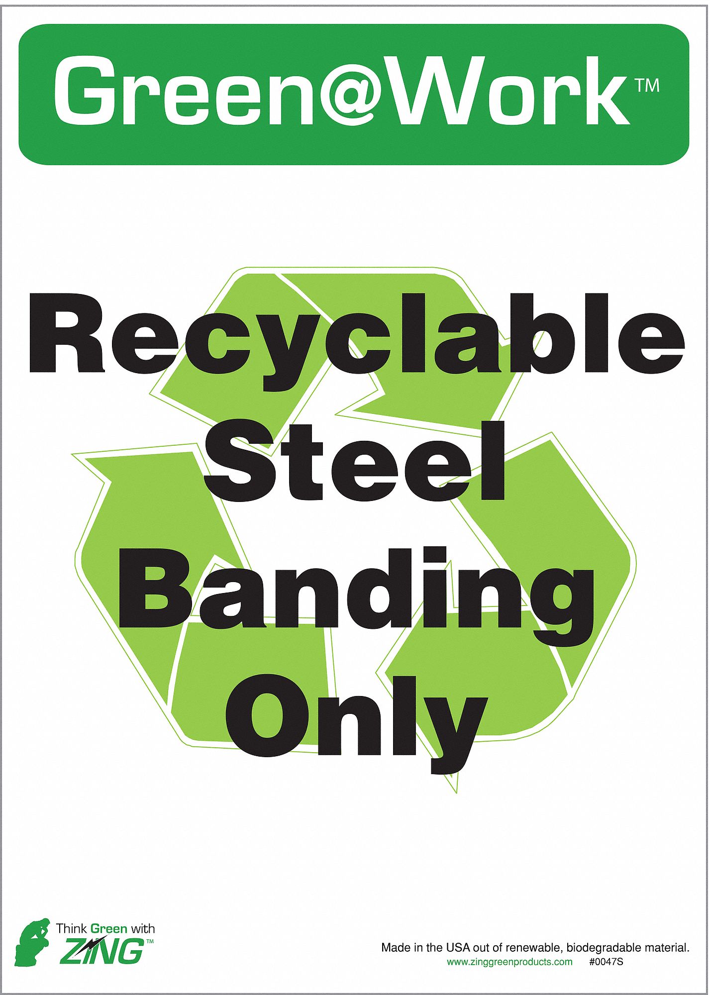 Social Distancing Adhesive Sign: Plastic, Adhesive Sign Mounting, Not Retroreflective, 5 PK