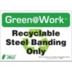 Green@Work: Recyclable Steel Banding Only Signs