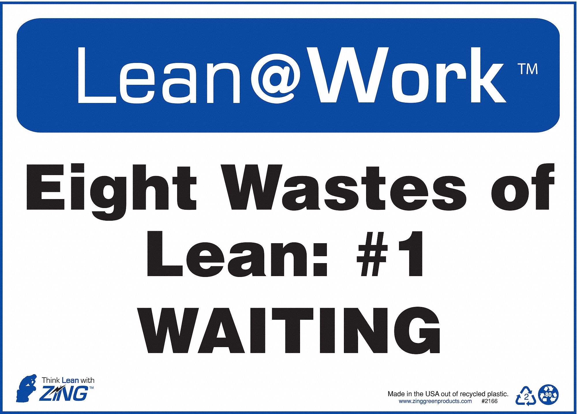 LEAN SIGN,EIGHT WASTES WAITING