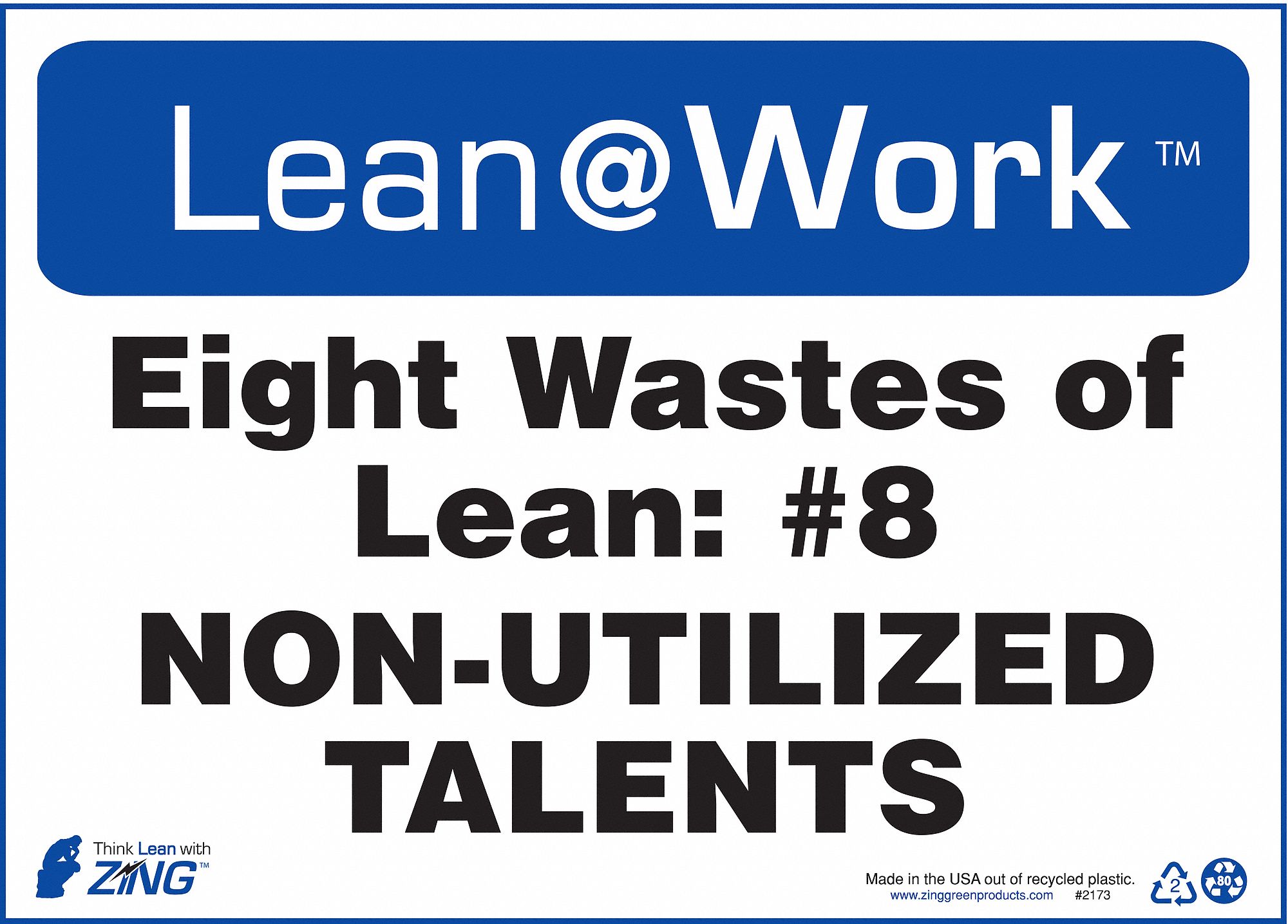 LEAN SIGN,EIGHT WASTES TALENT