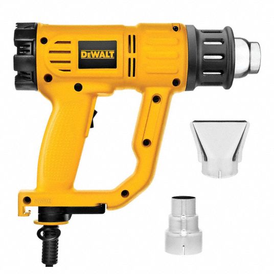 WESTWARD Heat Gun: Pistol-Grip, Surface Temp Control, 120V AC, Two-Prong,  250°F to 1,000°F