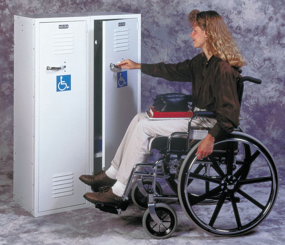 LYON Dove Gray ADA Compliant Locker, (1) Tier, (1) Wide Openings 1, 12