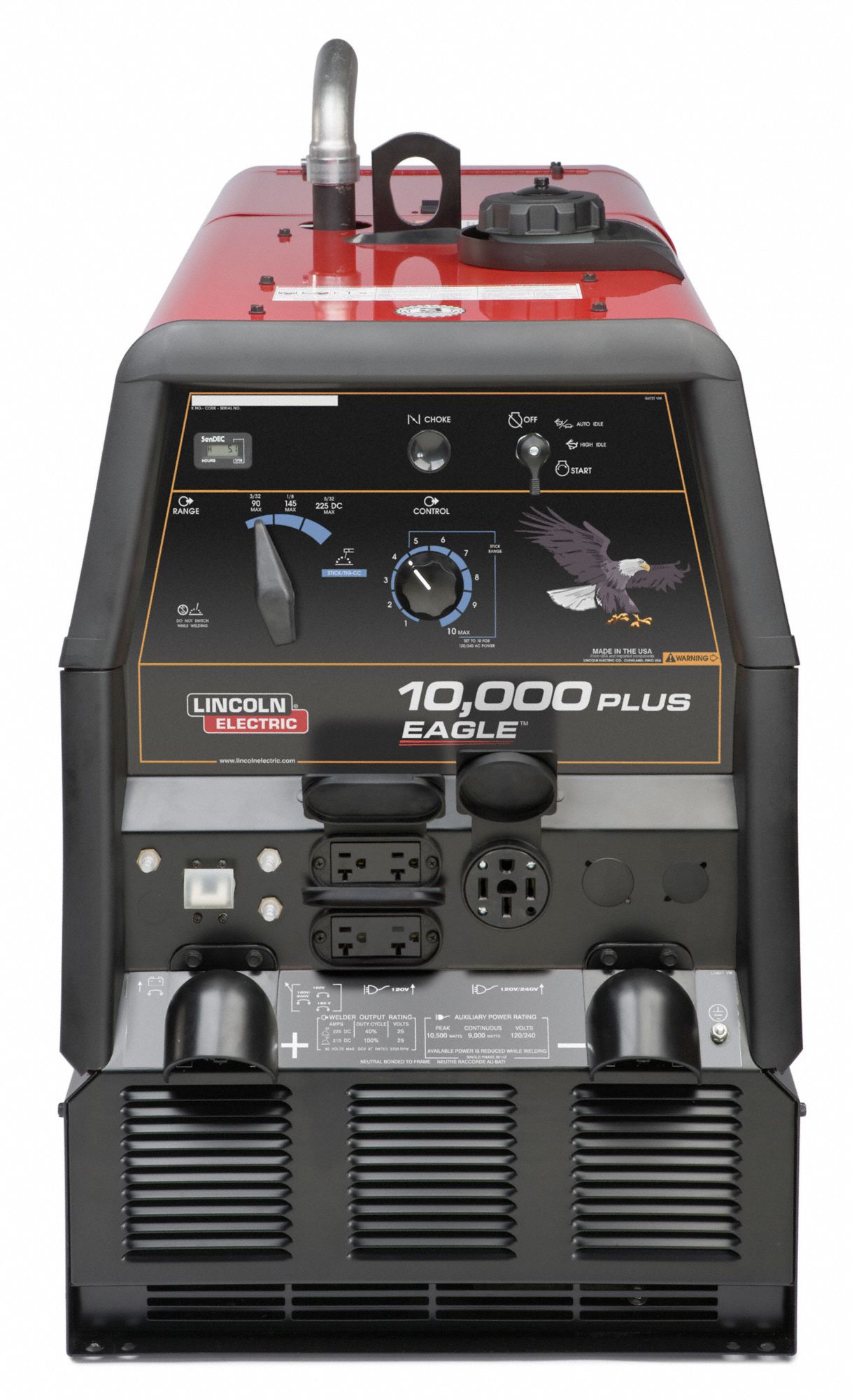 LINCOLN ELECTRIC Engine Driven Welder, Eagle 10,000 Plus Series, 10,500