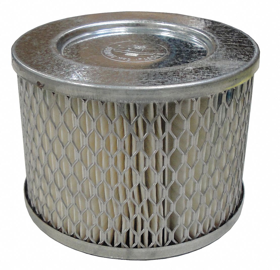 Filter Element: Paper, 2.75 in Overall Ht, 2 3/8 in Inside Dia, 3 7/8 in Outside Dia, 844