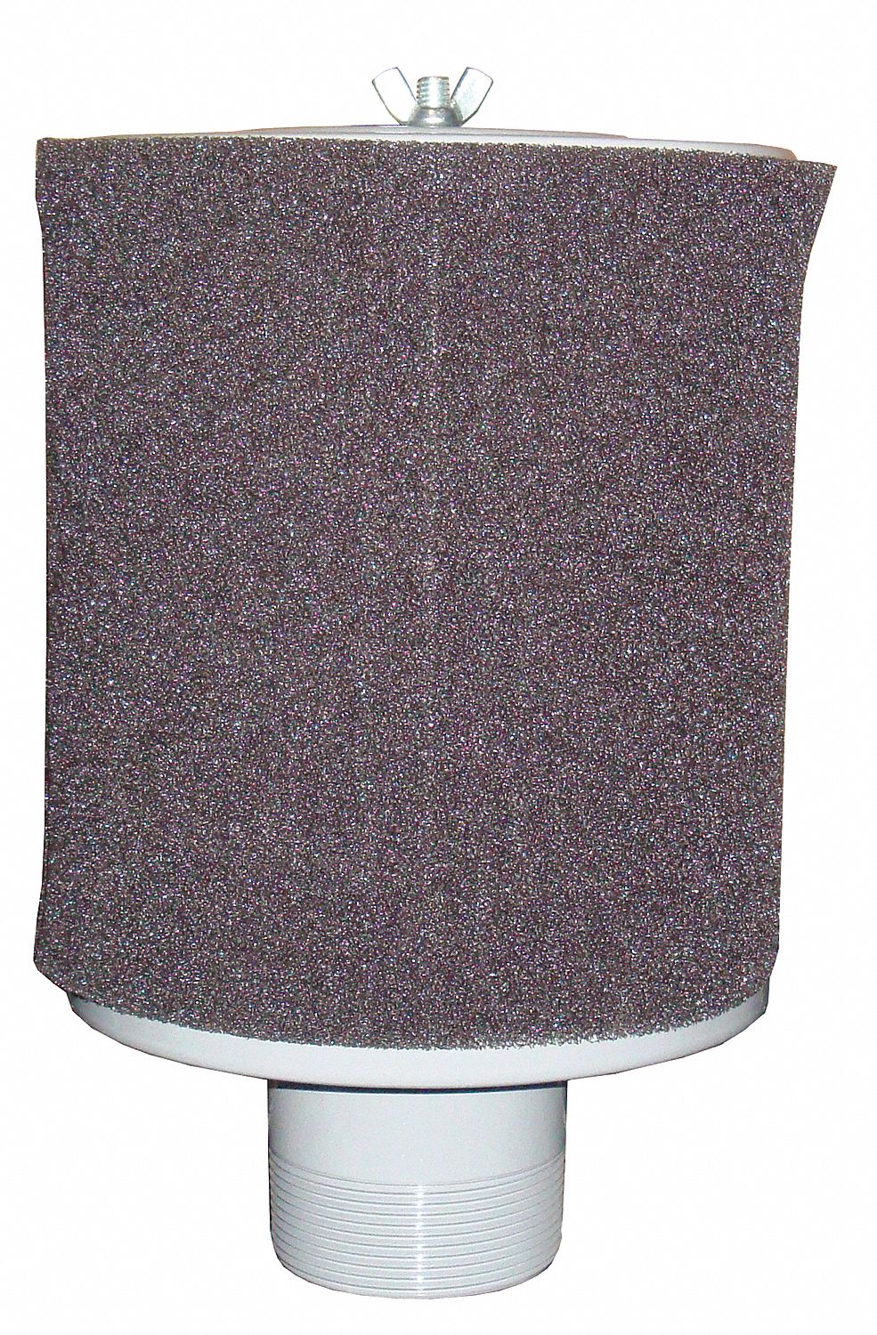 Intake Exposed Filter: 5 in (M)NPT Inlet Size, 800 cfm, 14 in Overall Ht, 12 in Outside Dia