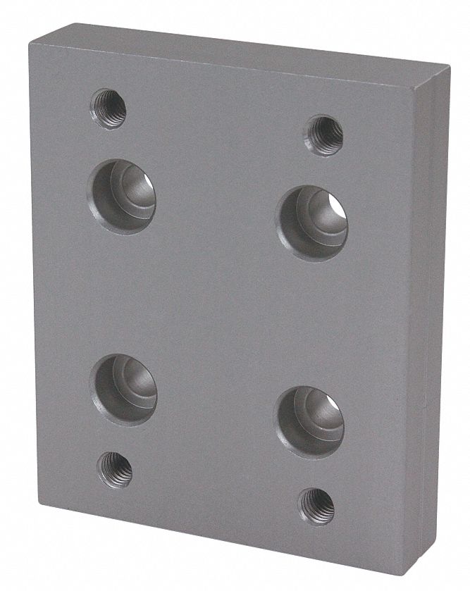 Flange Mount Caster Base Plate Quad