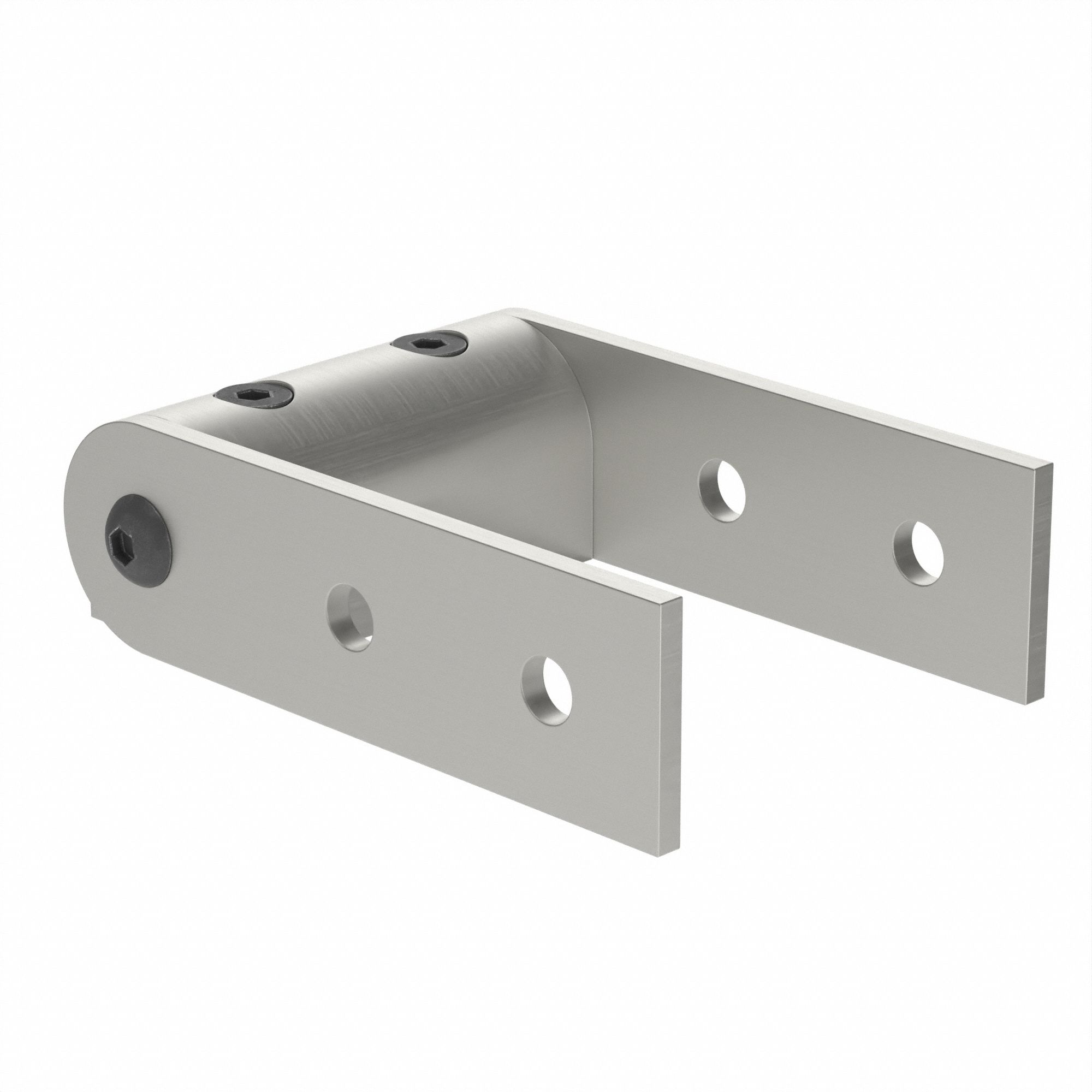 Universal Standard Structural Pivot: 120 mm x 120.7 mm, 40 Series, For 10 9/64 mm Slot Wd, Silver