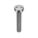 VIS INVIOLABLE,NO8-32,1PO LO,INOX 18-8,BRUT,CYLINDRIQUE,CLÉ TRICOISE,25PQ