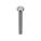 VIS INVIOLABLE,NO8-32,1½PO LO,INOX 18-8,BRUT,PLATE,CYLINDRIQUE,25PQ