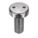 TAMPER RESISTANT SCREW, #10-32 THREAD, ½ IN L, 18-8 STAINLESS STEEL, PLAIN FINISH, PAN, 25 PK