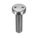 TAMPER RESISTANT SCREW, #10-32 THREAD, ¾ IN L, 18-8 STAINLESS STEEL, PLAIN FINISH, PAN, 25 PK