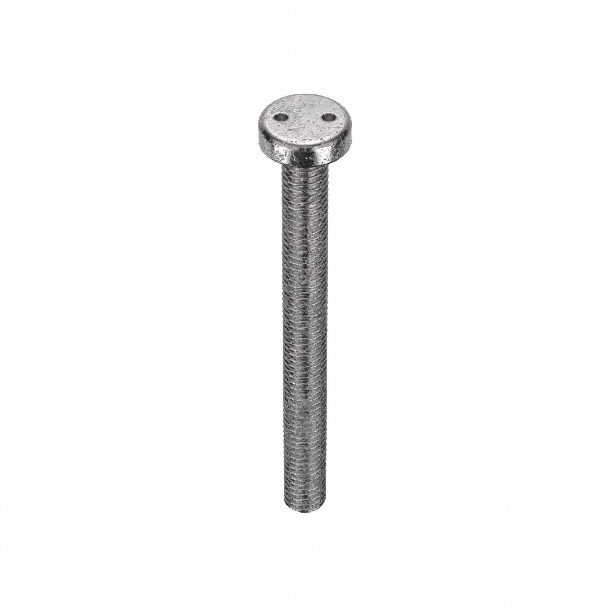 TAMPER RESISTANT SCREW, #10-32 THREAD, 2 IN L, 18-8 STAINLESS STEEL, PLAIN FINISH, PAN, 25 PK