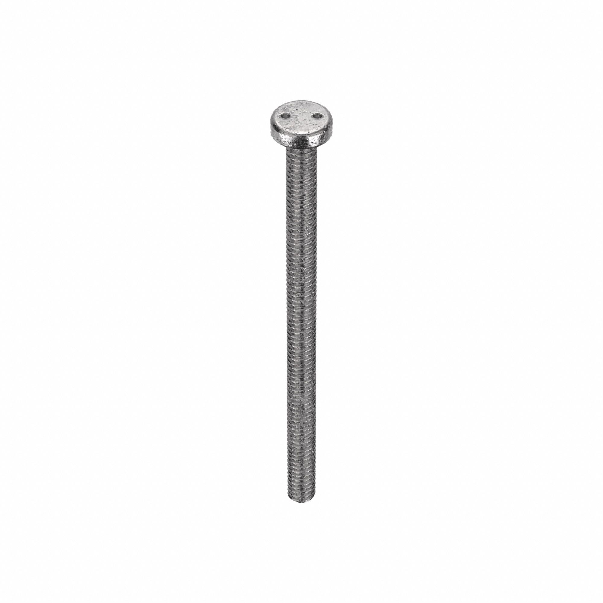 1/4"20 Thread Size, 3 in Lg, Tamper Resistant Screw 5JU86121361