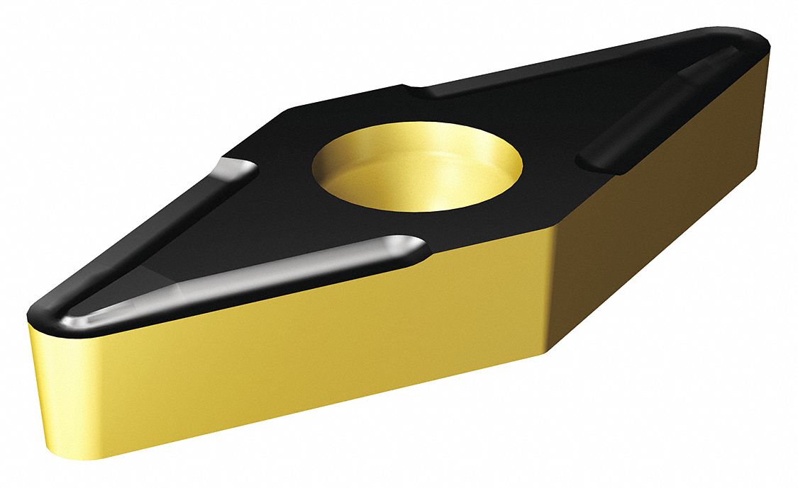 SANDVIK COROMANT, VBMT Insert, Neutral, Turning Insert, Finishing