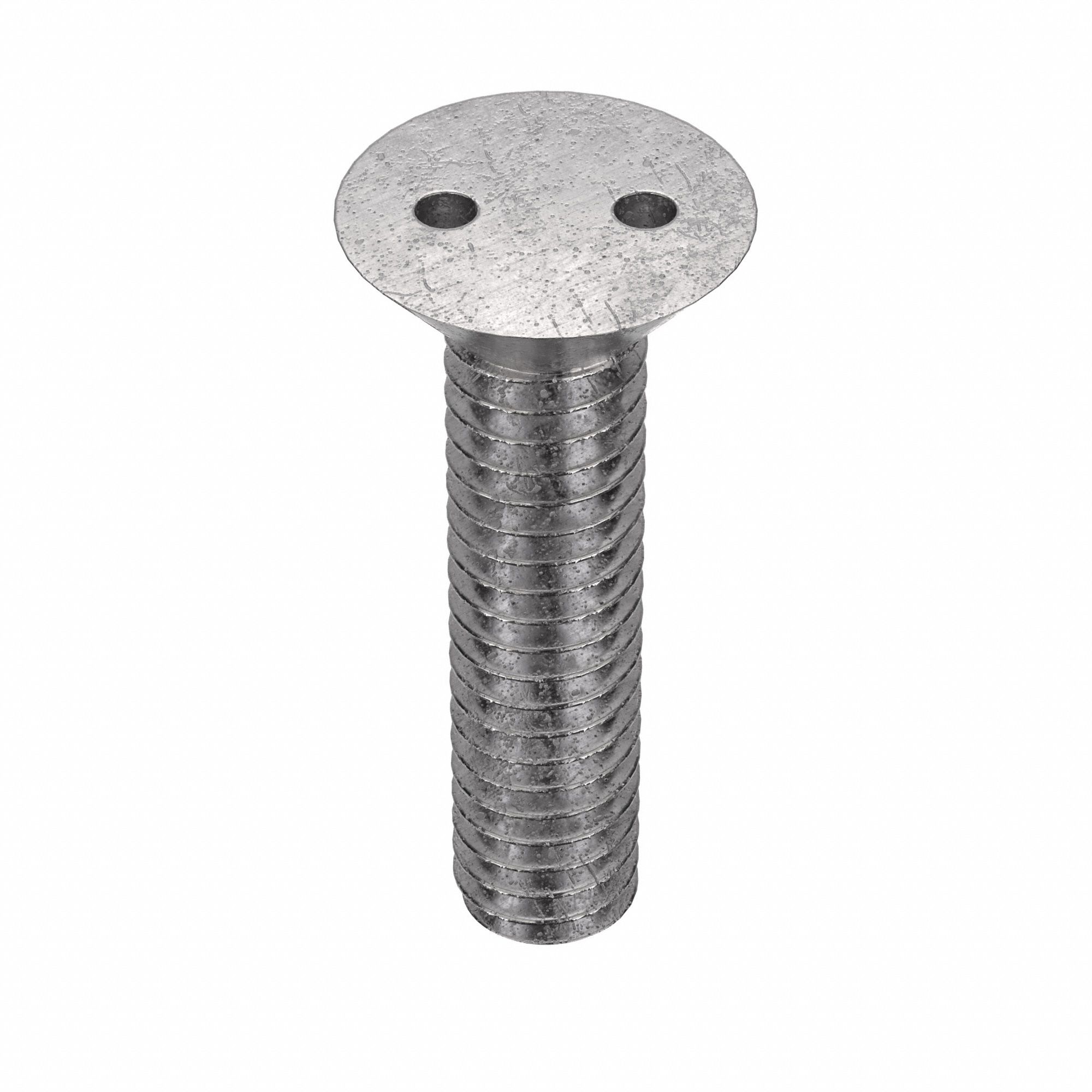 Tamper Resistant Screw: #8-32 Thread Size, 3/4 in Lg, Stainless Steel, Plain, Flat, Spanner, 25 PK