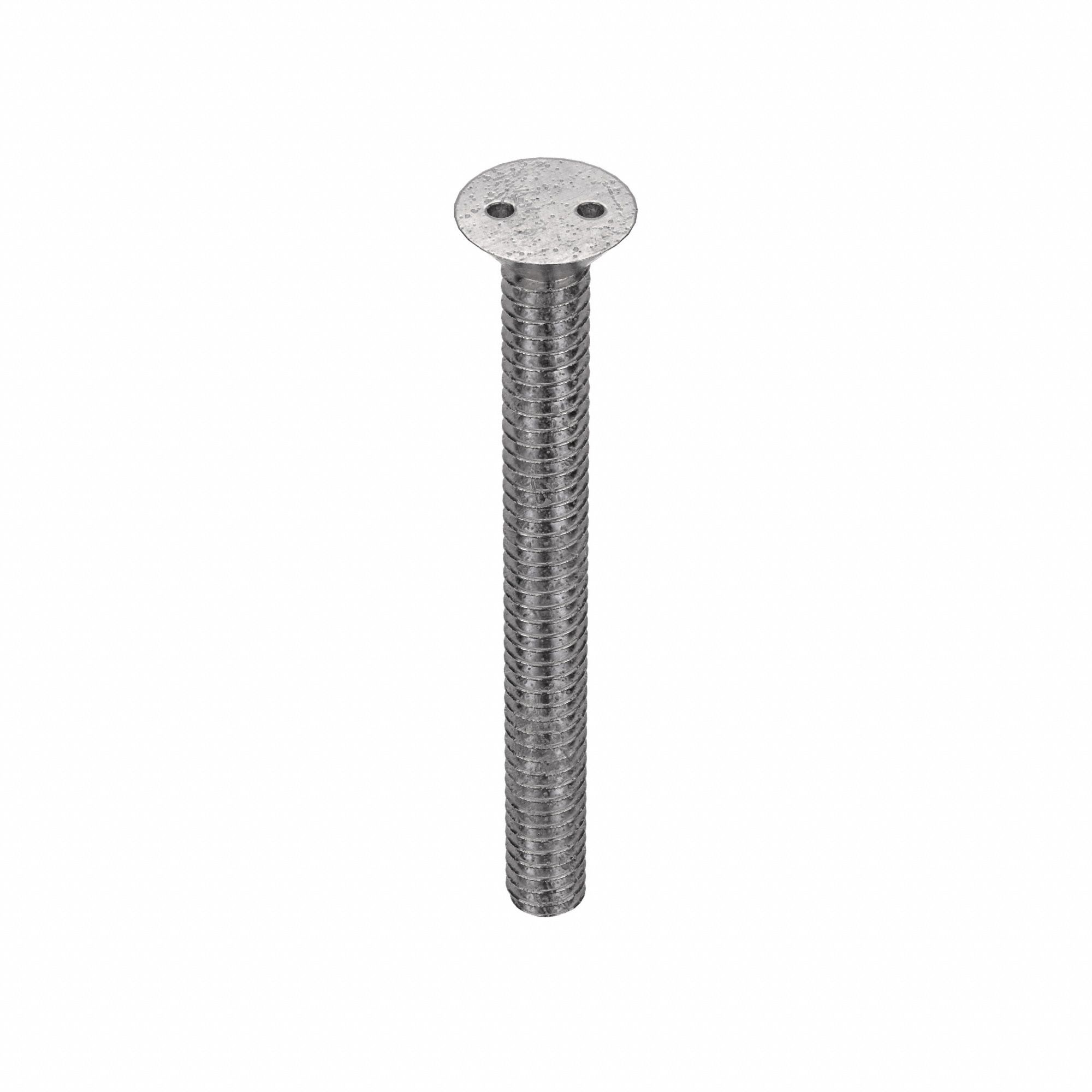 VIS INVIOLABLE,NO10-24,2PO LO,INOX 18-8,BRUT,PLATE,25PQ