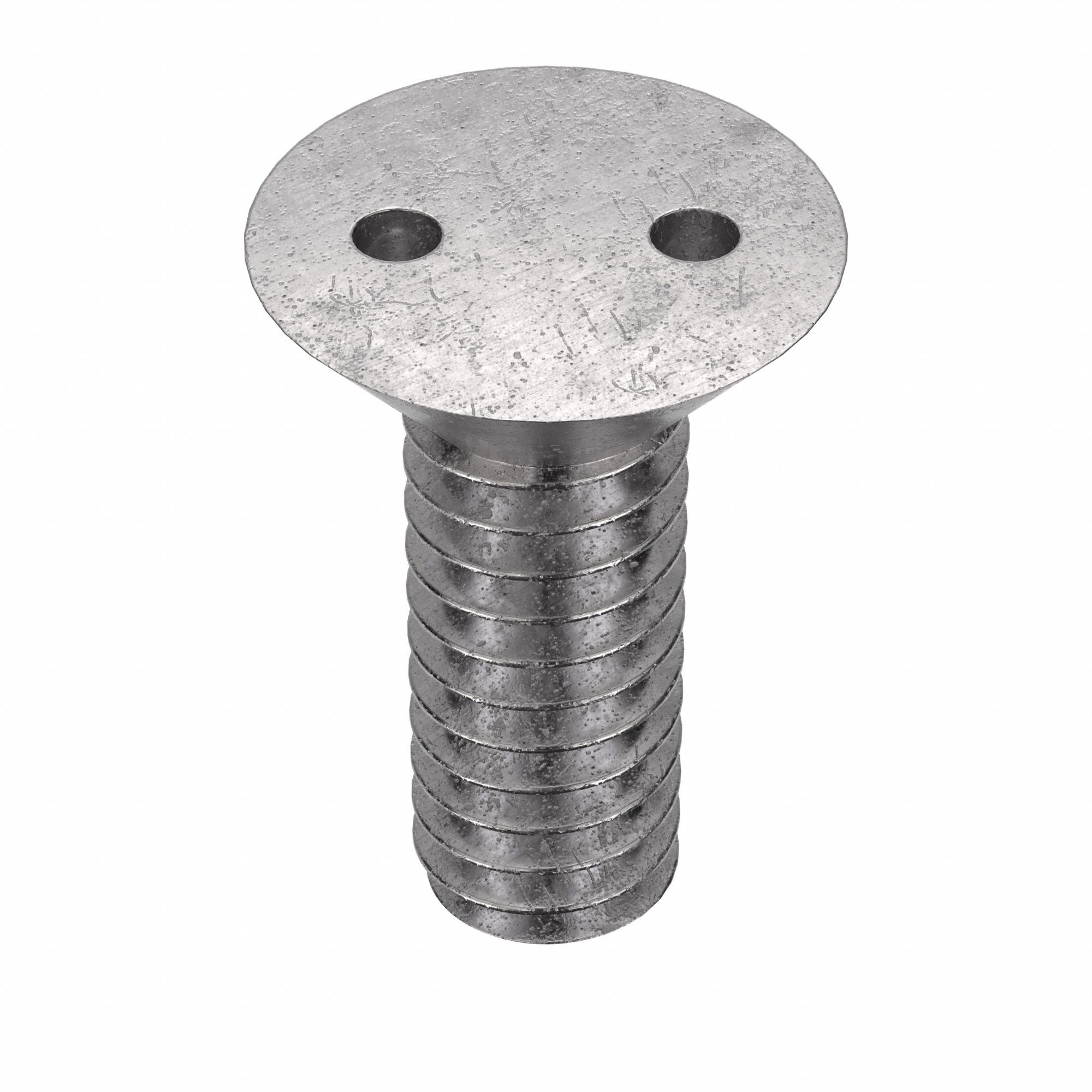 Tamper Resistant Screw: 1/4"-20 Thread Size, 3/4 in Lg, Stainless Steel, Plain, Flat, Spanner, 25 PK