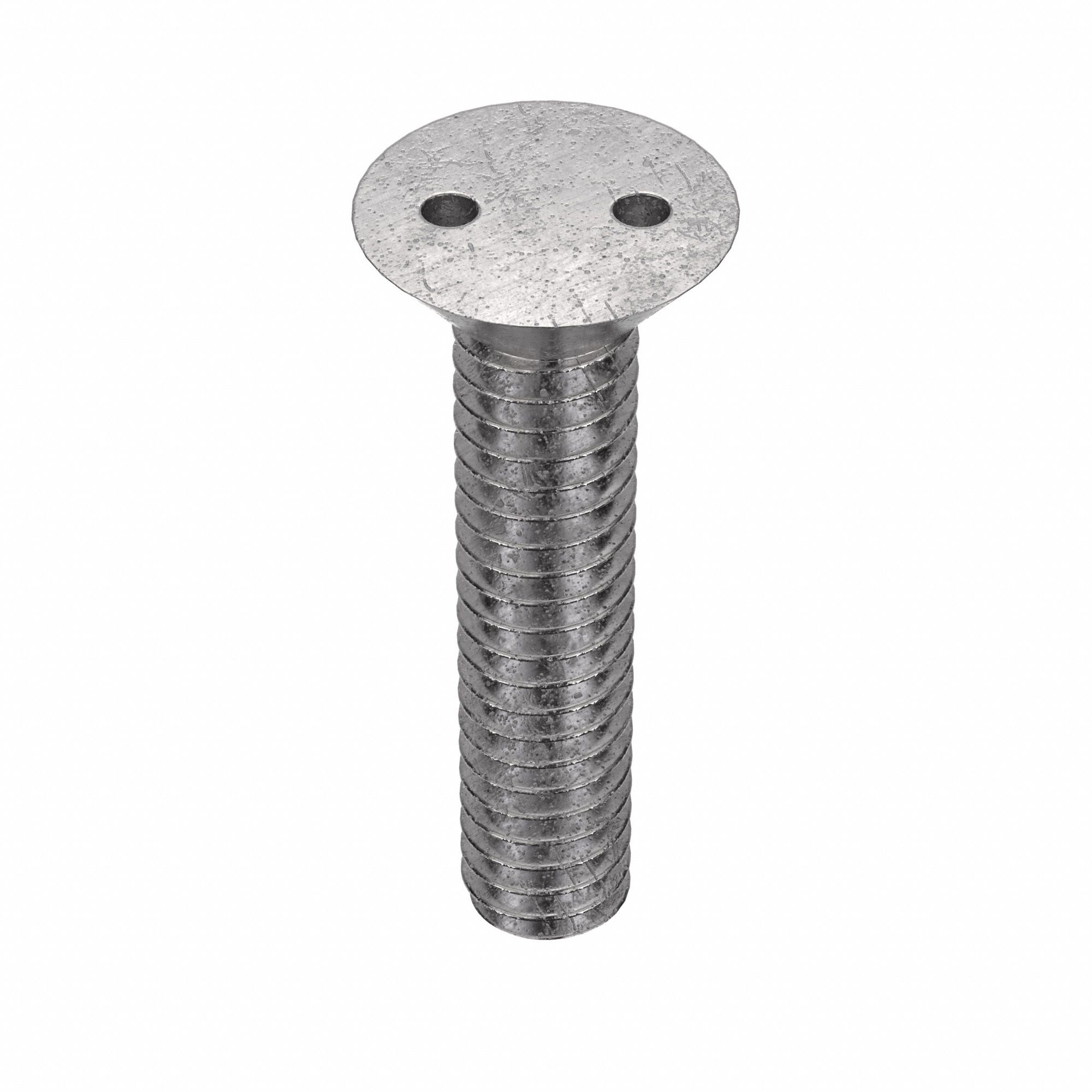 Tamper Resistant Screw: 1/4"-20 Thread Size, 1 1/4 in Lg, Stainless Steel, Plain, Flat, 25 PK