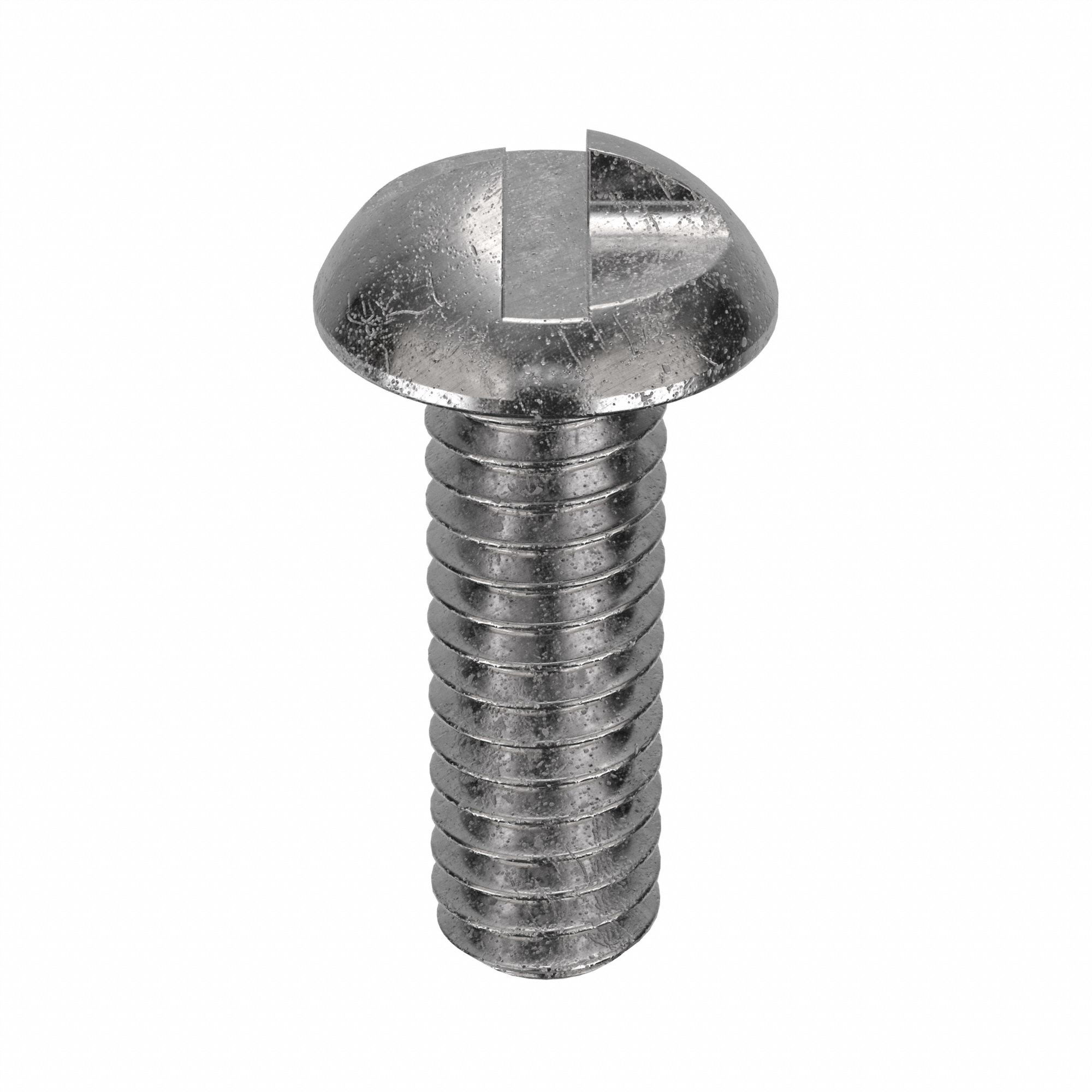 TAMPER RESISTANT SCREW, #8-32 THREAD, ½ IN L, 18-8 SS, PLAIN FINISH, ROUND, 100 PK