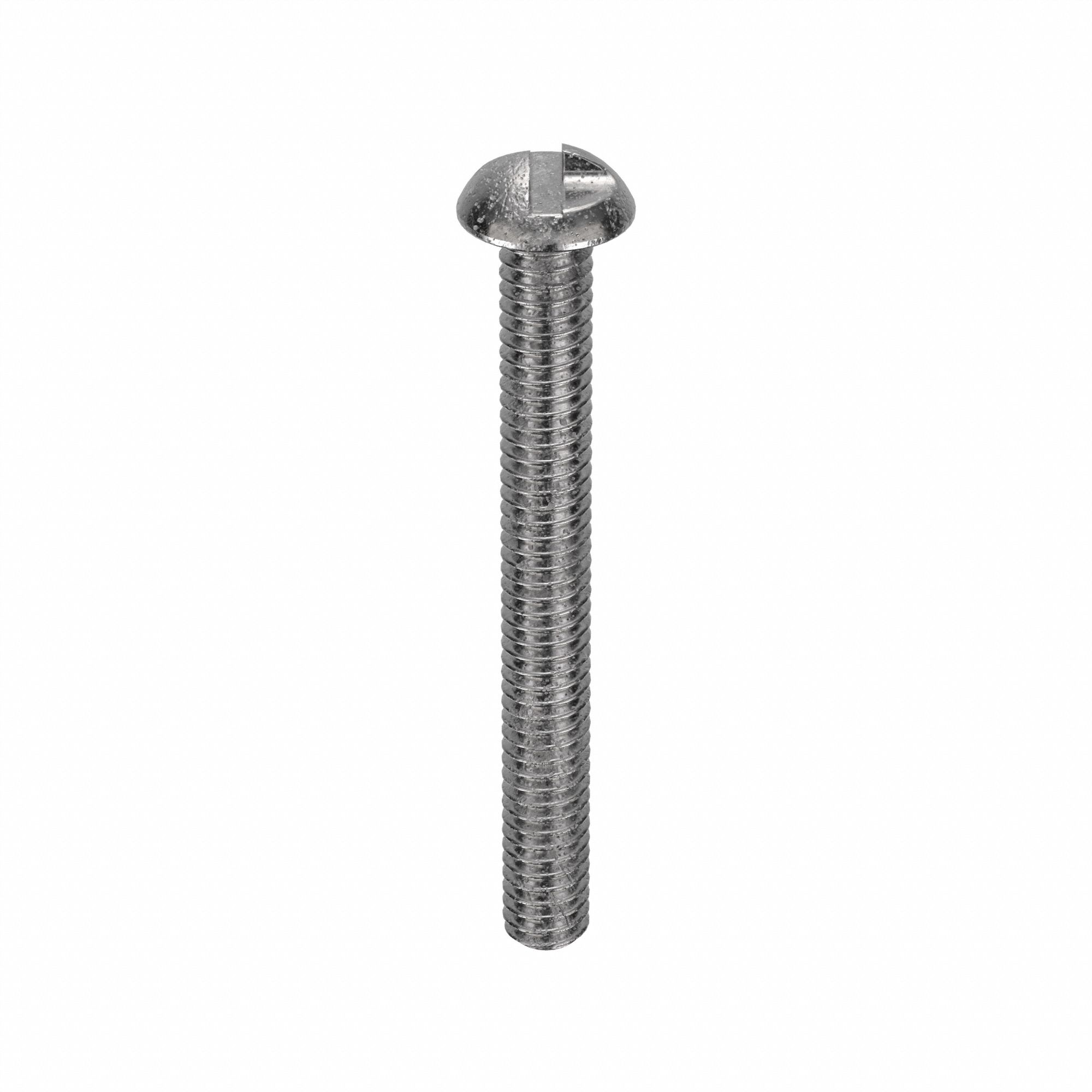 TAMPER RESISTANT SCREW, #8-32 THREAD, 1 IN L, 18-8 SS, PLAIN FINISH, ROUND, 100 PK
