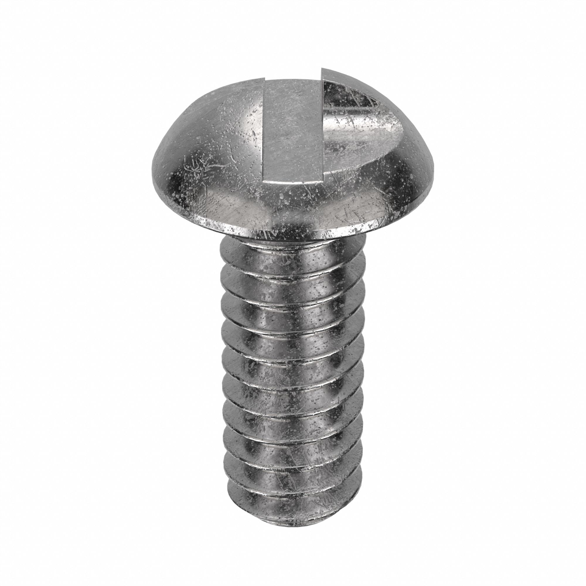 TAMPER RESISTANT SCREW, #8-32 THREAD, 1&frac12; IN L, 18-8 SS, PLAIN FINISH, ROUND, 100 PK