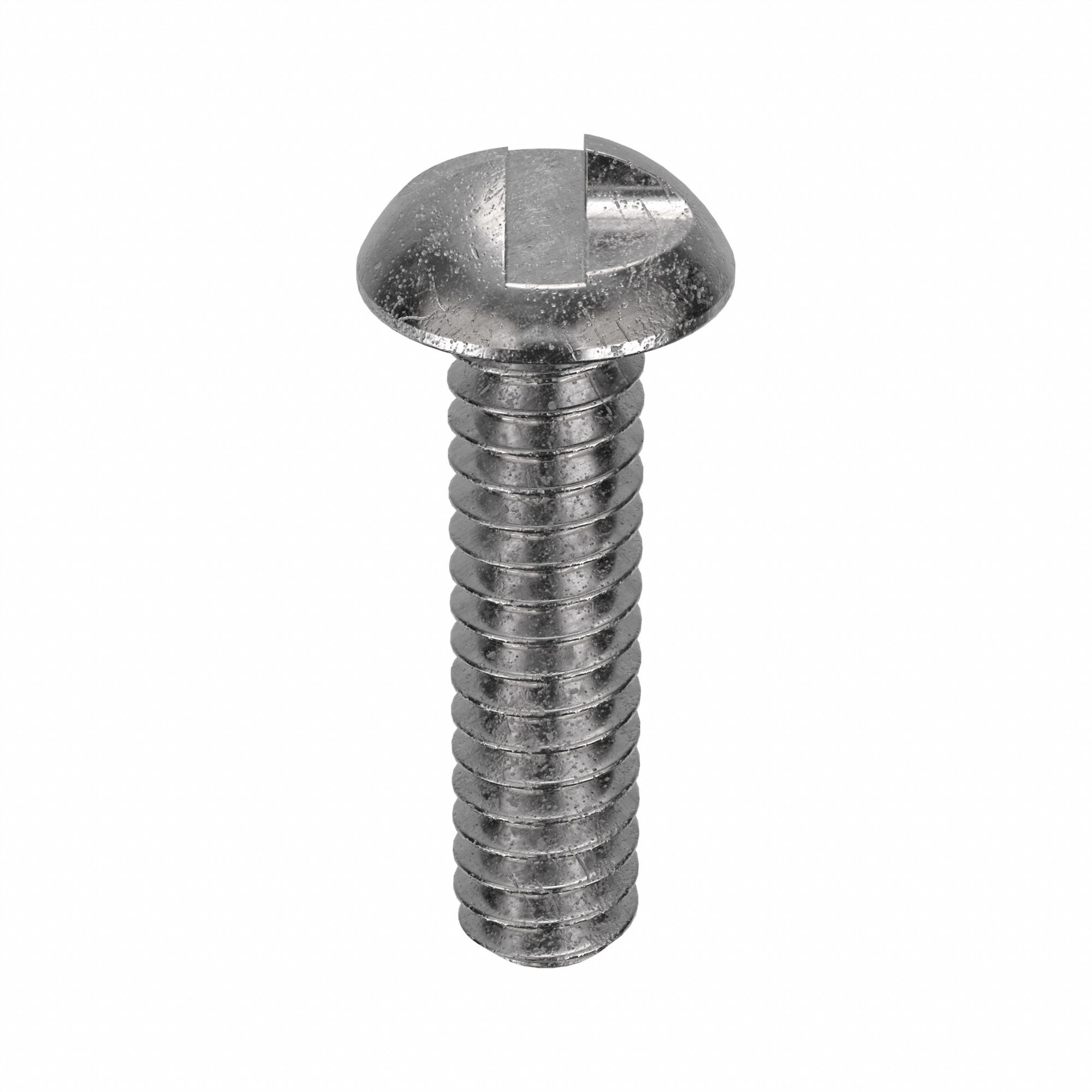 Tamper Resistant Screw: #10-24 Thread Size, 1/2 in Lg, Stainless Steel, Plain, Round, 100 PK