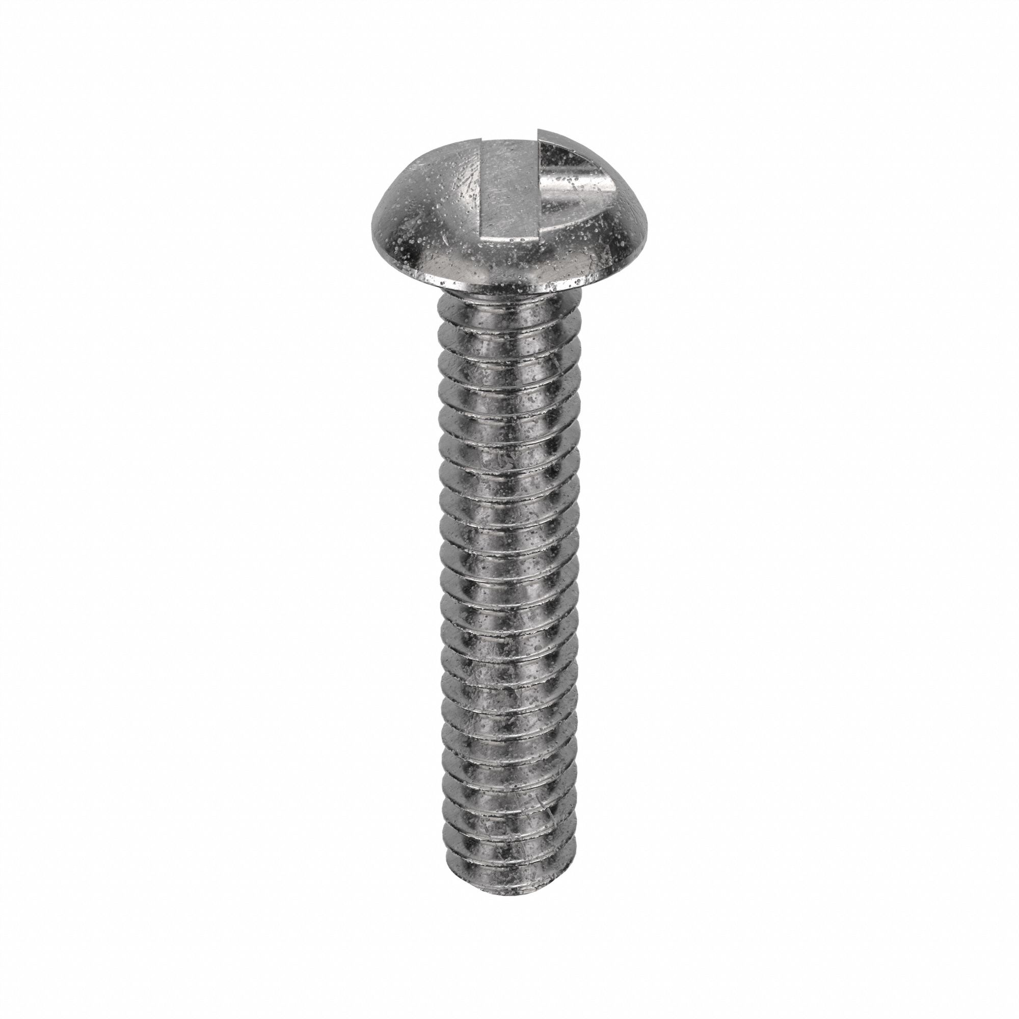 Tamper Resistant Screw: #10-24 Thread Size, 3/4 in Lg, Stainless Steel, Plain, Round, 100 PK