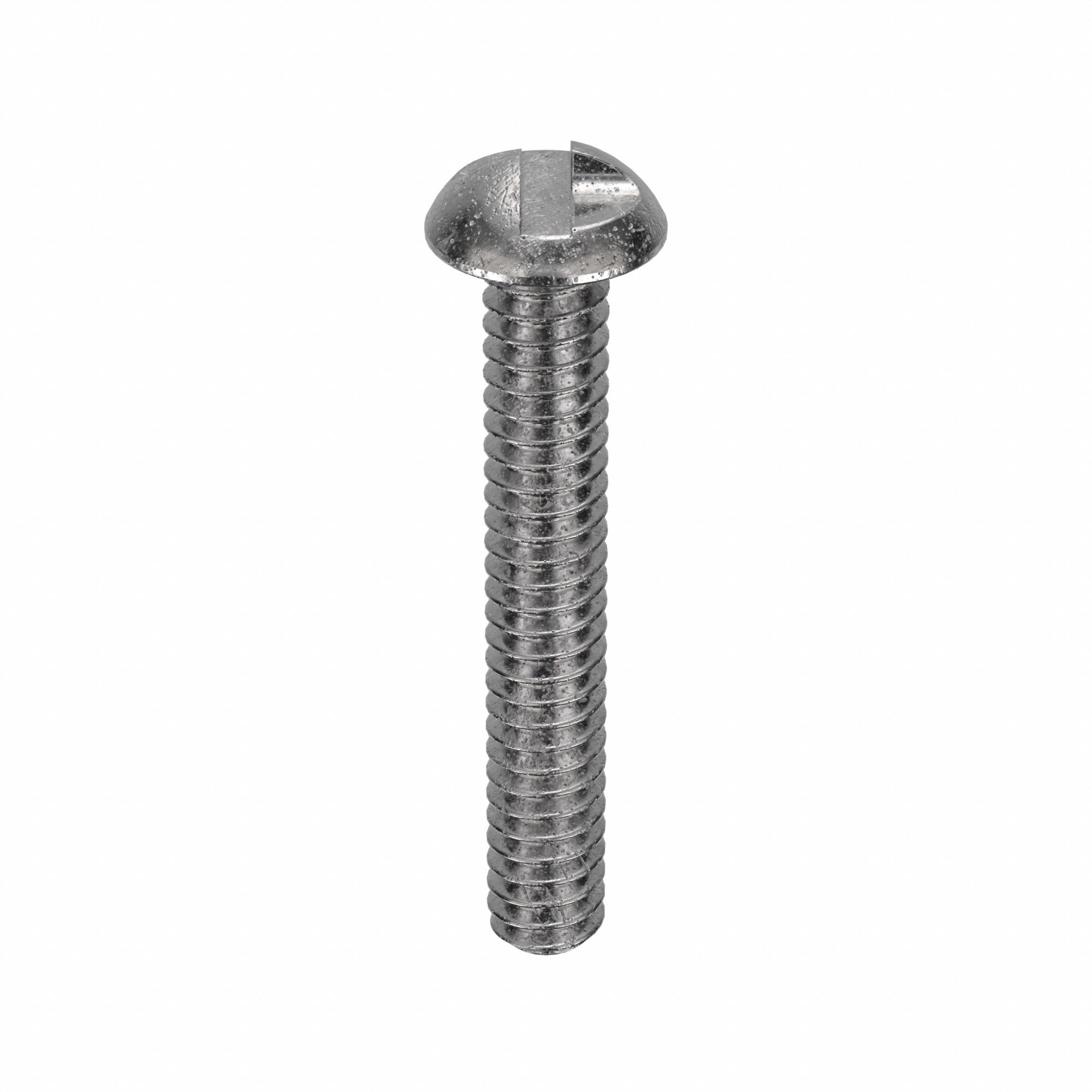 Tamper Resistant Screw: #10-24 Thread Size, 1 in Lg, Stainless Steel, Plain, Round, One-Way, 50 PK