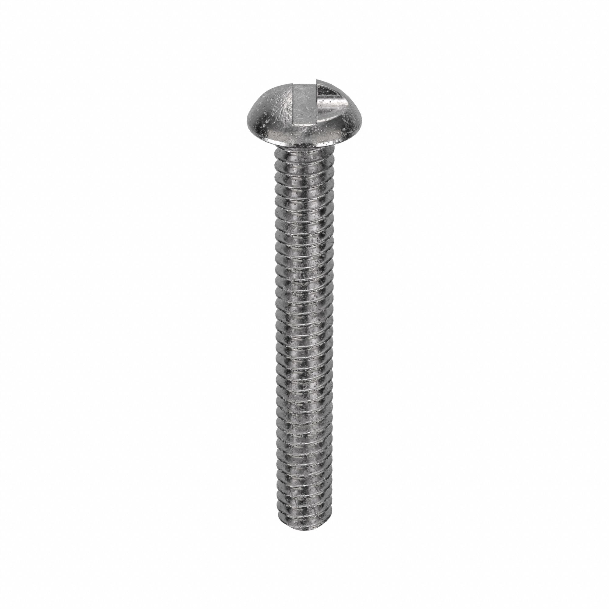 Tamper Resistant Screw: #10-24 Thread Size, 1 1/4 in Lg, Stainless Steel, Plain, Round, 50 PK