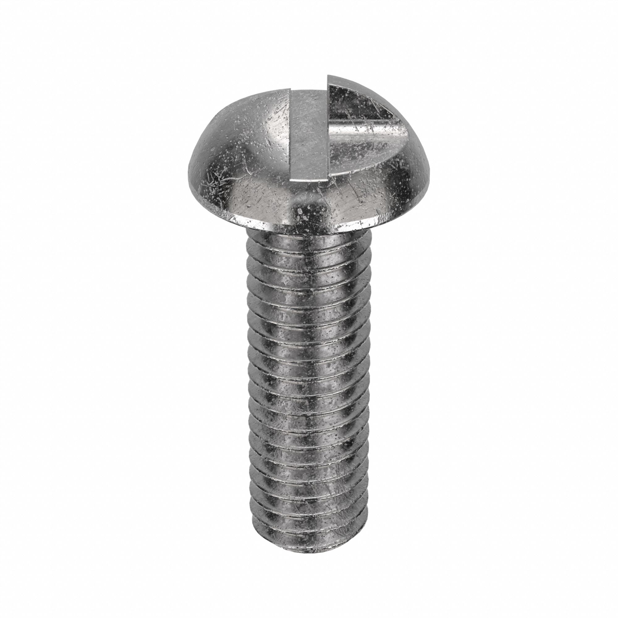 Tamper Resistant Screw: #10-32 Thread Size, 1/2 in Lg, Stainless Steel, Plain, Round, 100 PK