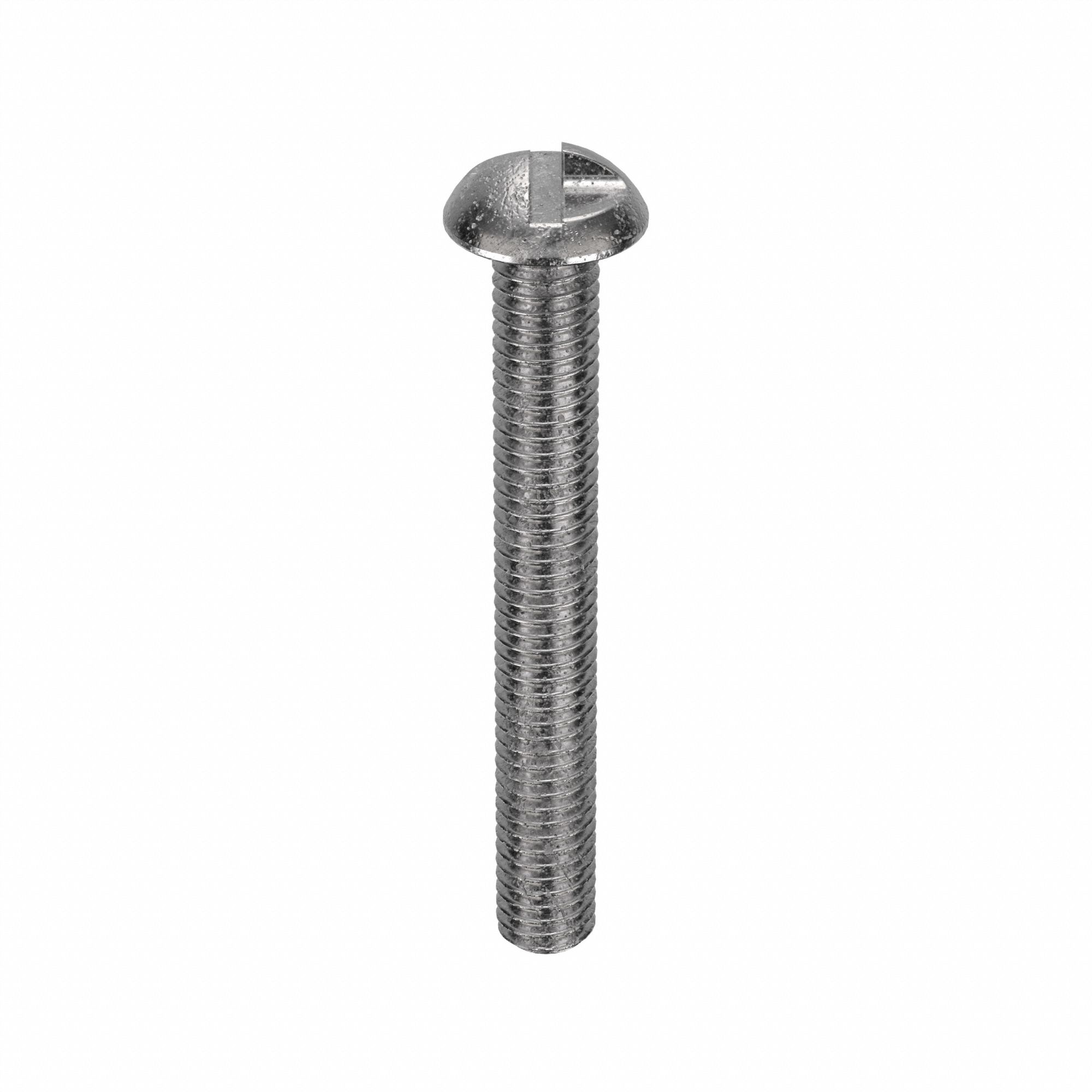 Tamper Resistant Screw: #10-32 Thread Size, 1 1/4 in Lg, Stainless Steel, Plain, Round, 25 PK