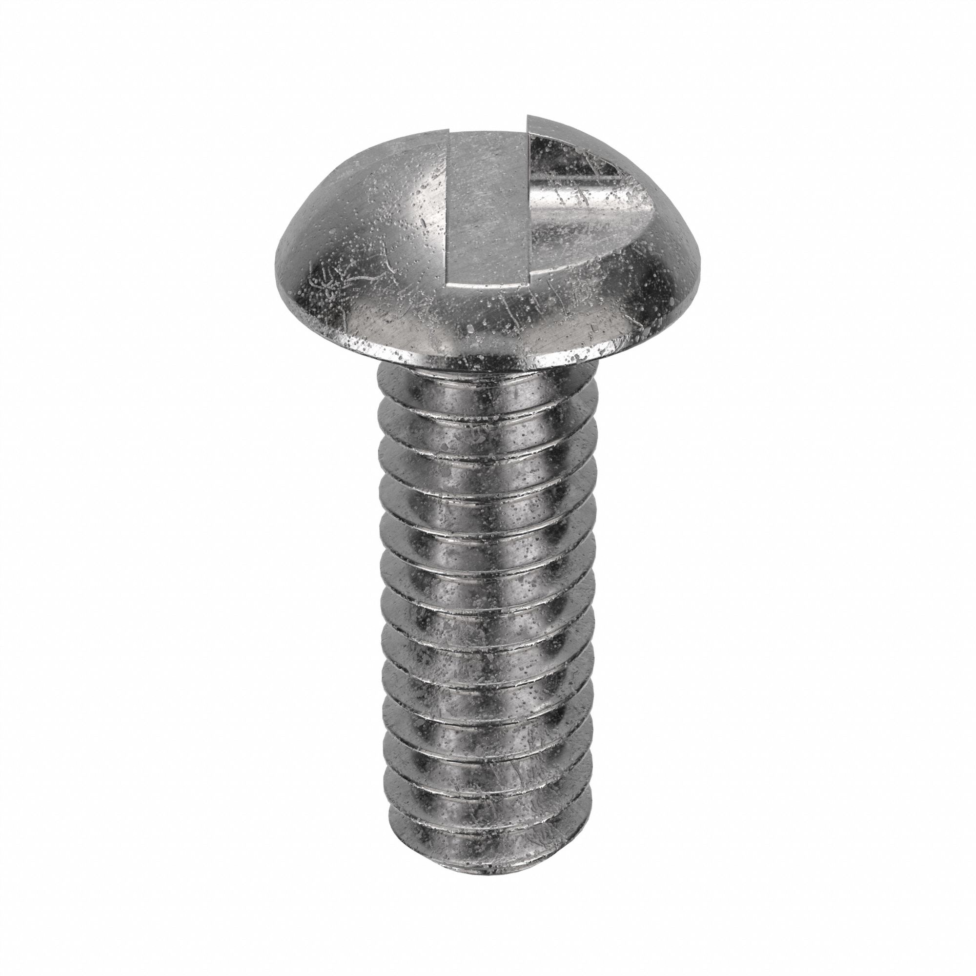 Tamper Resistant Screw: 1/4"-20 Thread Size, 1/2 in Lg, Stainless Steel, Plain, Round, 25 PK