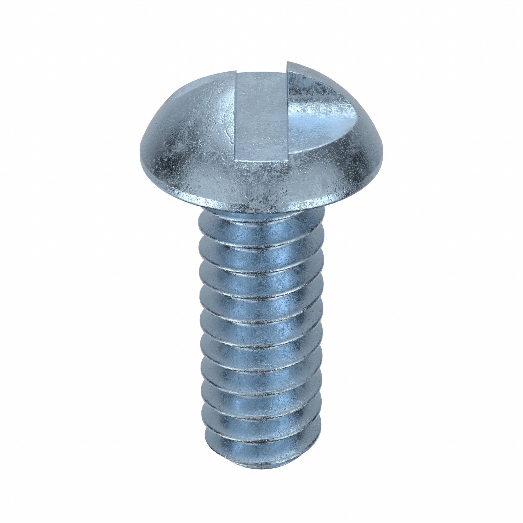 Tamper Resistant Screw: #6-32 Thread Size, 3/8 in Lg, Steel, Zinc-Plated, Round, One-Way, 100 PK