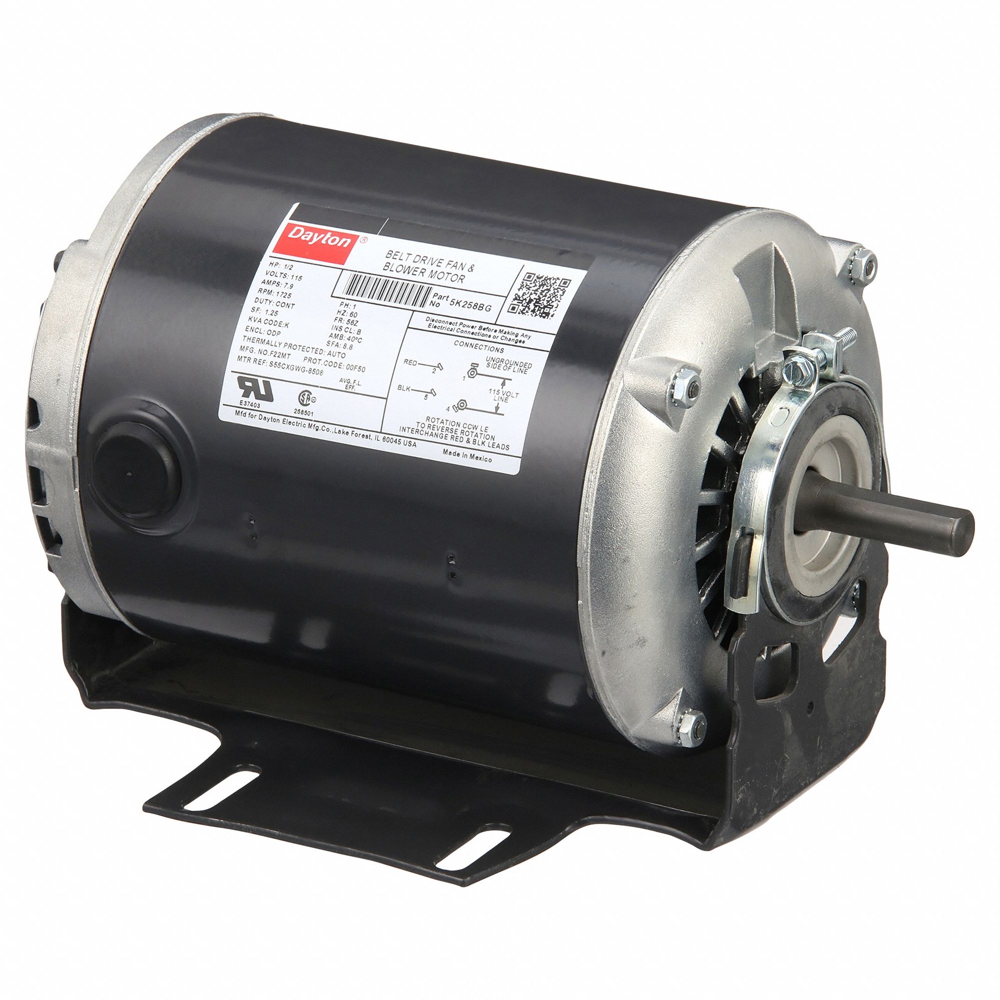 MOTOR 1/2 HP ODP 115/208-230V