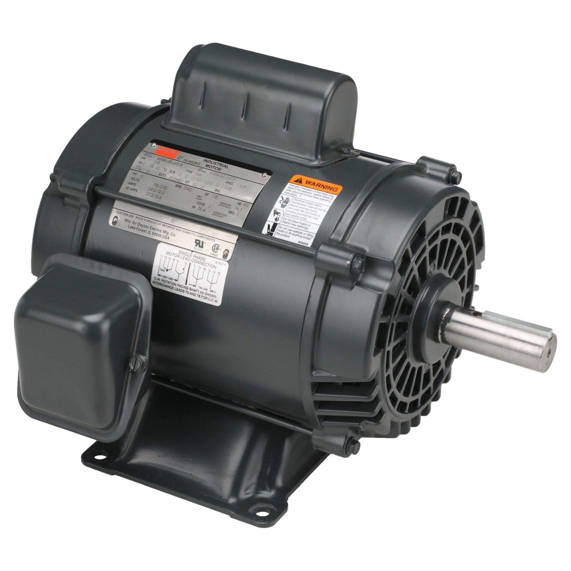 GP MTR,CS,ODP,2 HP,1725 RPM,213