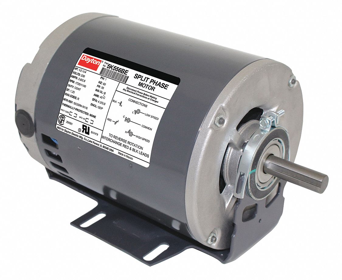 Dayton Split Phase Motor Wiring Diagram - Wiring Diagram