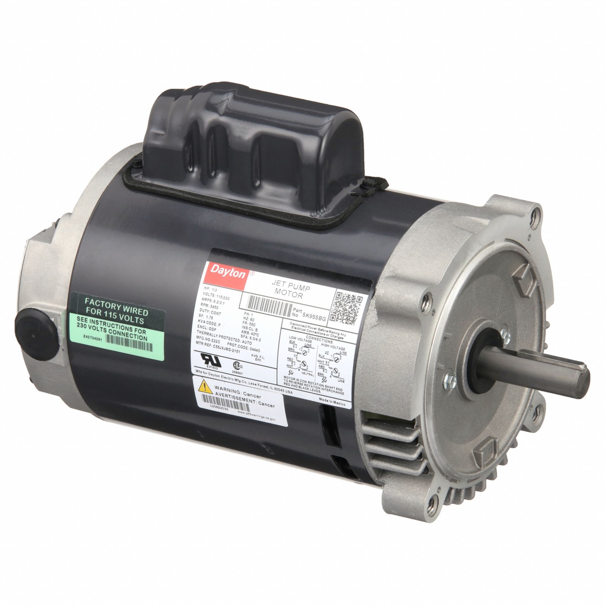 MOTEUR PROTEGE DE POMPE A JET, 1/3
