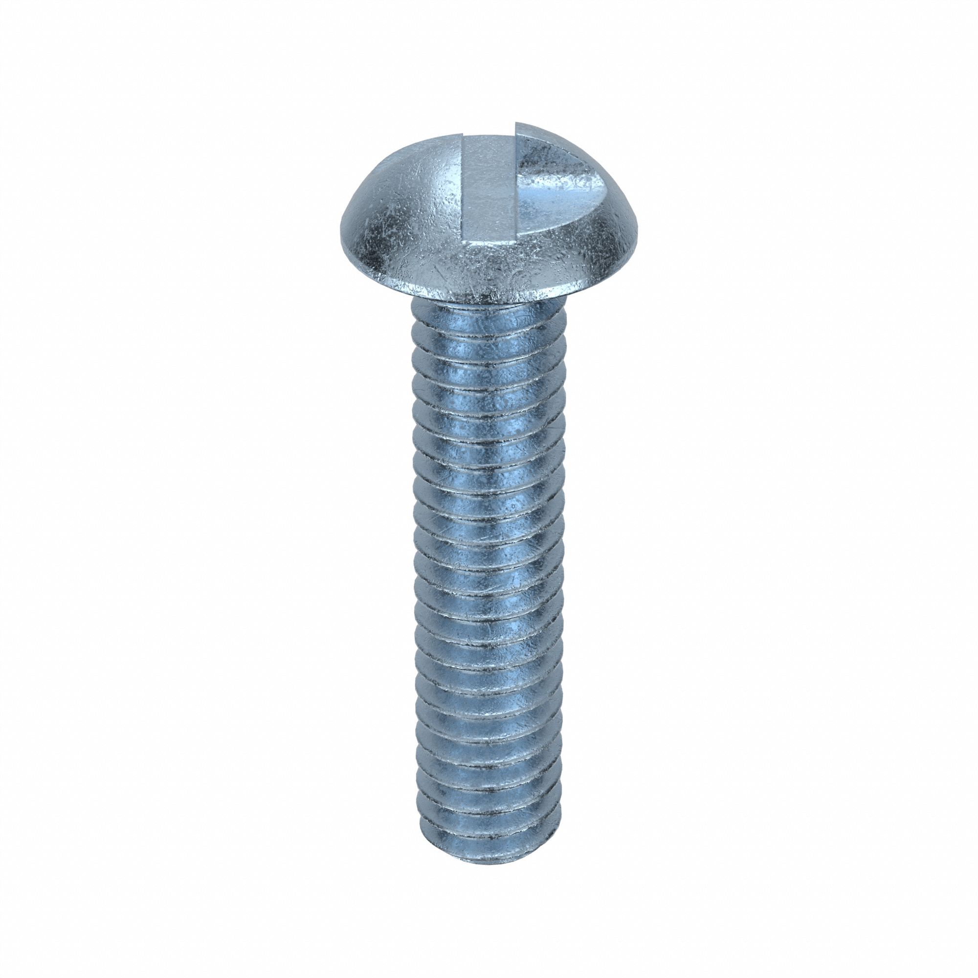 Tamper Resistant Screw: #8-32 Thread Size, 3/4 in Lg, Steel, Zinc-Plated, Round, One-Way, 100 PK