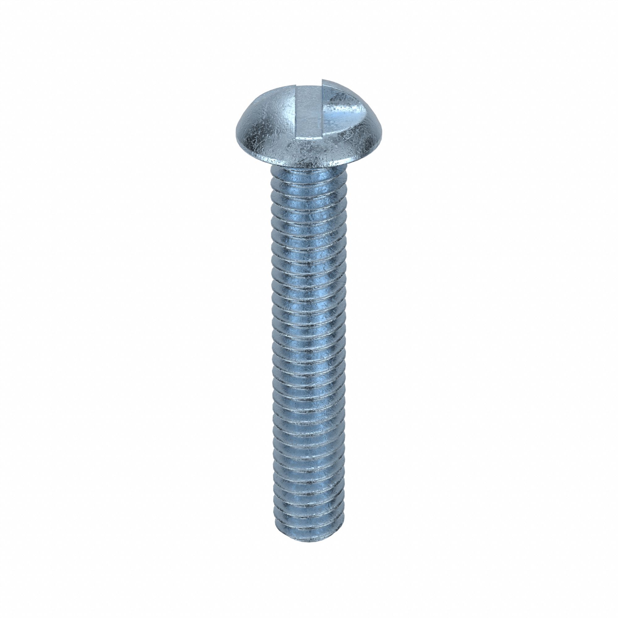 Tamper Resistant Screw: #8-32 Thread Size, 1 in Lg, Steel, Zinc-Plated, Round, One-Way, 100 PK