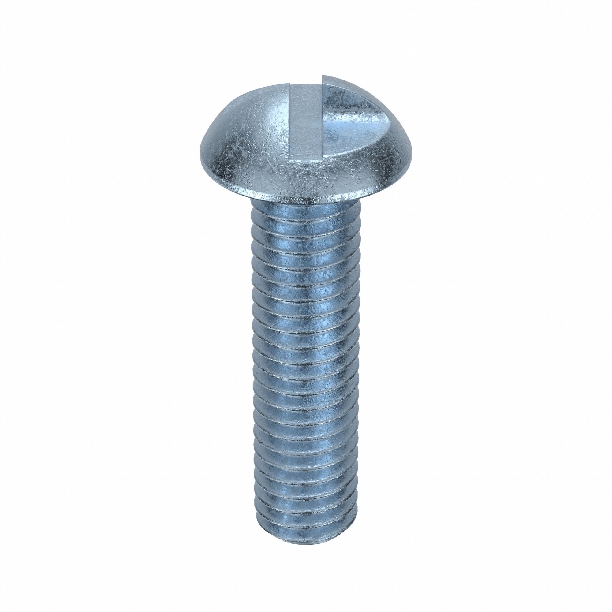 Tamper Resistant Screw: #10-32 Thread Size, 3/4 in Lg, Steel, Zinc-Plated, Round, One-Way, 100 PK