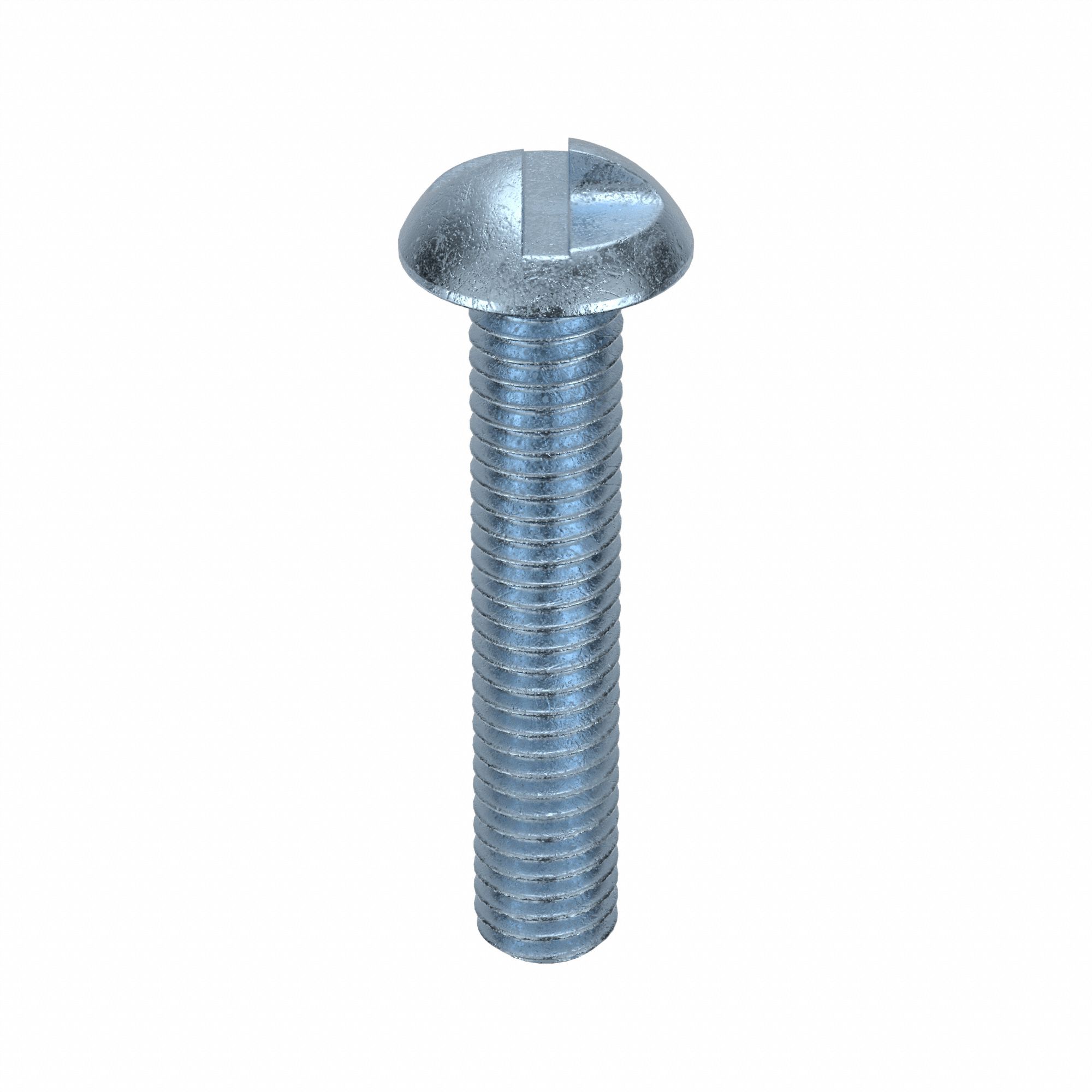 Tamper Resistant Screw: #10-32 Thread Size, 1 in Lg, Steel, Zinc-Plated, Round, One-Way, 100 PK
