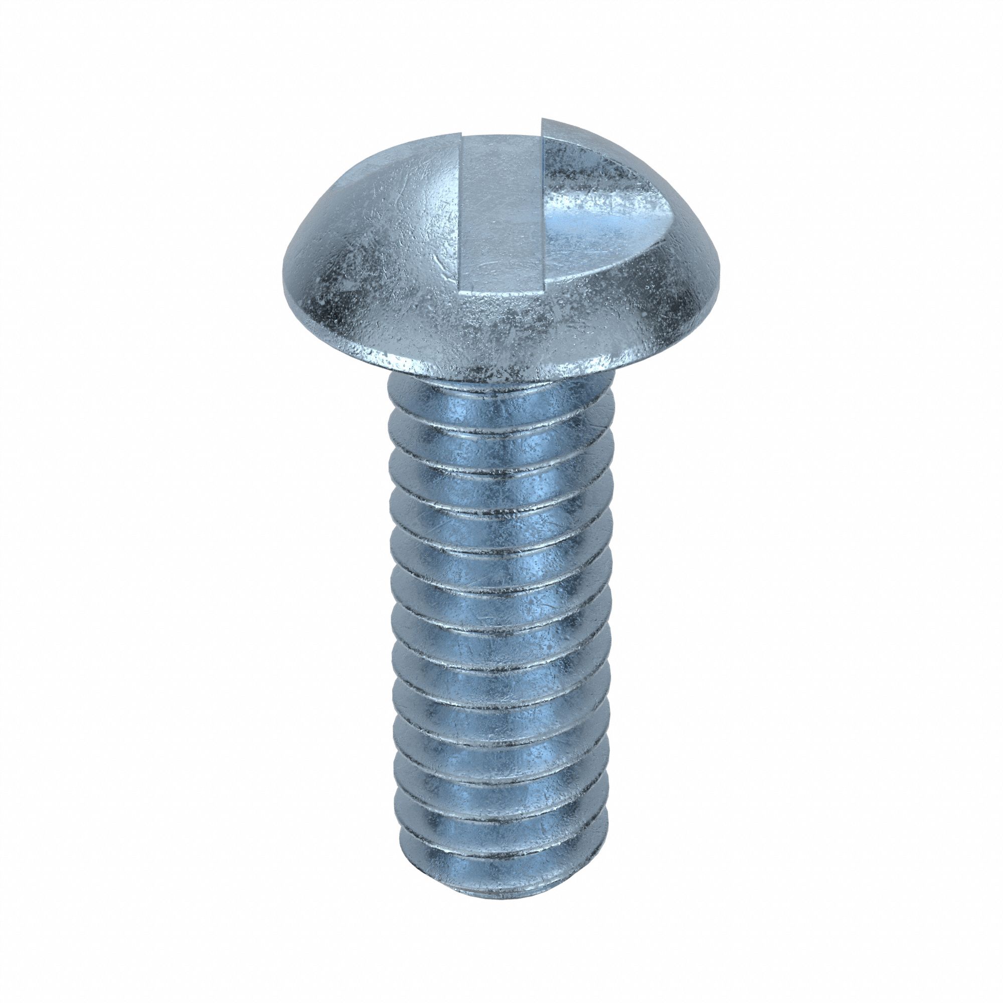 Tamper Resistant Screw: 1/4"-20 Thread Size, 3/4 in Lg, Steel, Zinc-Plated, Round, One-Way, 100 PK