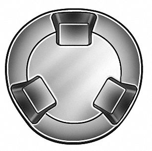 TRS 5/16 -18 Zinc Plated 1 L 25PK