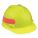 SLOTTED CAP, CSA, TYPE 1, CLASS E, PE, 4-PT FAS-TRAC III RATCHET, FRONT BRIM, HI-VIS YLW GRN